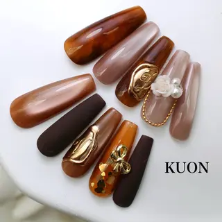 ネイル KUON 本町阿波座のネイルデザイン