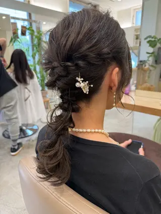 ヘアアレンジ 💛🤍U too e’s 鎌倉🧸のヘアスタイル