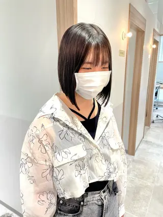 ショート カラー 田中大星 /ボブ 縮毛矯正のヘアスタイル