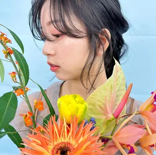 ロング ヘアアレンジ 似合わせヘア🤍 面田法子のヘアスタイル