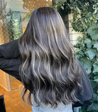 ロング カラー ヘアアレンジ Dimo＆所属・ハイライトカラー /ダイスケのヘアスタイル