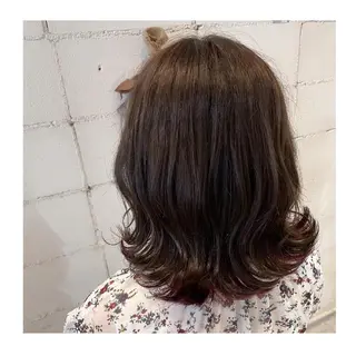 ミディアム ❁⃘ ち だ り さ ❁⃘のヘアスタイル