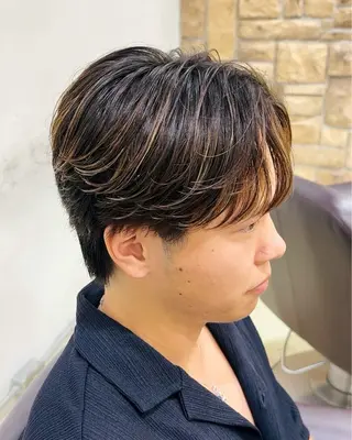 メンズ メンズパーマ特化🥇 フェザーパーマ/紘夢のヘアスタイル