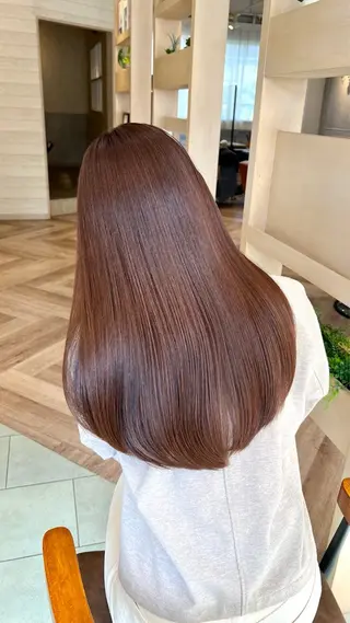 ロング La Bonheur hair parfait所属・谷本虎太郎　艶カラー 🌈髪質改善のヘアスタイル
