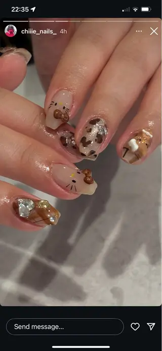 ネイル 波 なみのネイルデザイン