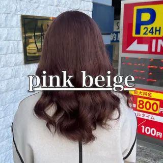 ロング カラー ブリーチ/暖色カラー 宮城陽日のヘアスタイル