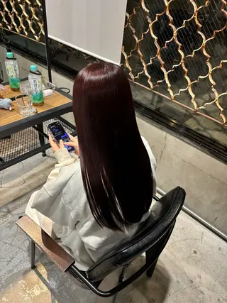 ロング カラー ブリーチ　ハイトーン RIKUTOのヘアスタイル