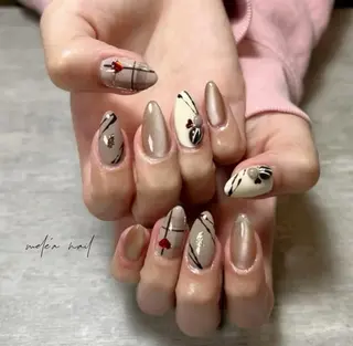 ネイル miho meléanailのネイルデザイン