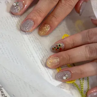 ネイル angelina星が丘店（旧：angelina東山公園駅前店）所属・KAORI🦄 星ヶ丘徒歩1分サロンのネイルデザイン