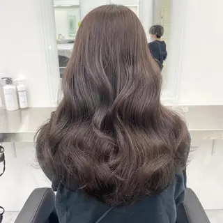 ロング カラー 透明感カラー🤍技術 モデル募集/池袋🤍のヘアスタイル