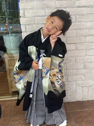 メンズ 白髪ぼかしハイライト 着付けヘアアレンジのその他イメージ