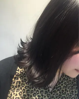ミディアム カラー みつゆ 表参道/原宿のヘアスタイル