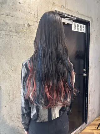ロング lani hair salon所属・SHOTO ハイトー ン/デザインカラーのヘアスタイル