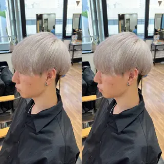 カラー メンズ センターパート /植田のヘアスタイル