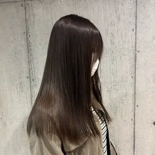 セミロング カラー 🍎ハイトーン/ 透明感カラー🍎リオのヘアスタイル