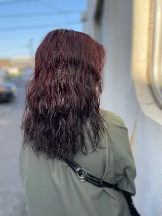 セミロング カラー パーマ PATH-hair. storeのヘアスタイル