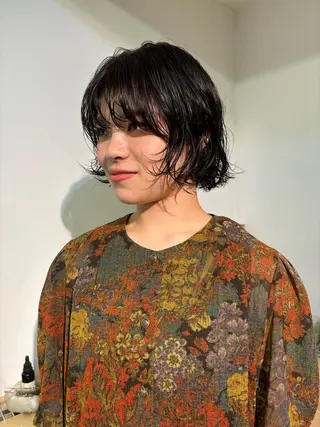 ショート パーマ sakura🌸 レイヤー/韓国ヘアのヘアスタイル