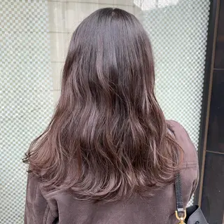 セミロング カラー 髪質改善＊韓国ヘア＊ レイヤー＊IBUKIのヘアスタイル