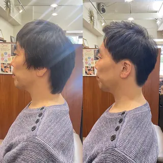 ショート メンズ トレサンパ所属・💈トレサンパ 💈金山駅✂︎愛実のヘアスタイル