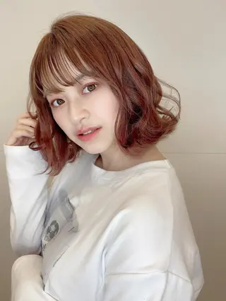 ミディアム カラー ヘアアレンジ トレンド眉🫧🪄 kumiの眉毛・アイブロウイメージ