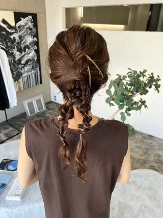 ヘアアレンジ eim AYUKAのヘアスタイル