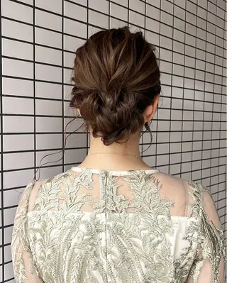 ロング ヘアアレンジ 川田 奈々実のヘアスタイル
