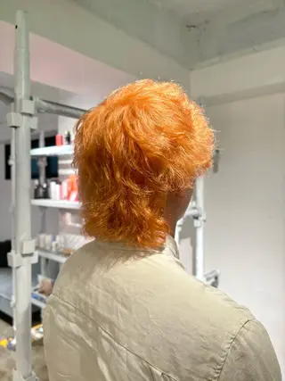 ショート カラー 💫miyu💫デザ インカラー/アレンジのヘアスタイル