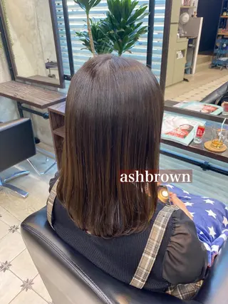 セミロング 韓国ヘア☁️ mitsukiのヘアスタイル