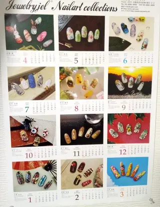 ネイル 島屋 千奈美のネイルデザイン