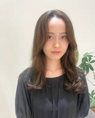 セミロング カラー 🌿透明感ヘア 園田　朱梨🌿のヘアスタイル