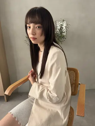 ロング 頭皮につけないカラー /白髪ぼかし/実加永のヘアスタイル