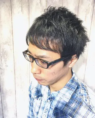 ショート メンズ boutique misakiのヘアスタイル