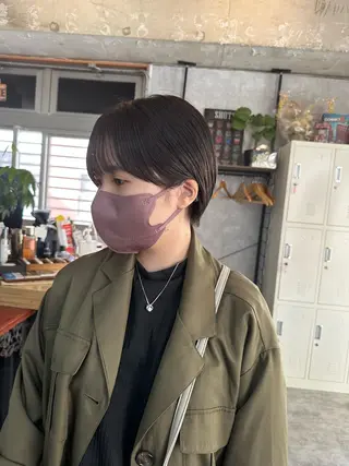 ショート C’LD hair  produce /シールドヘア所属・モテ髪/ボブ/ショー ト/アダチフウトのヘアスタイル