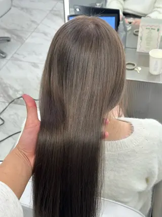 ロング 艶髪カラー/縮毛矯正 美髪矯正シュンペイのヘアスタイル