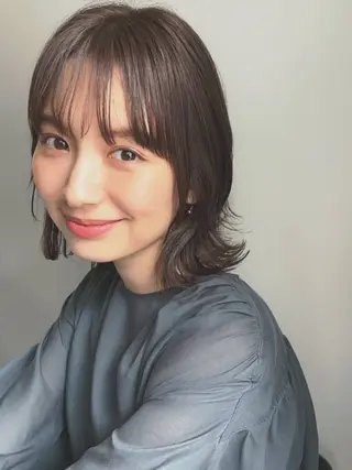 ミディアム フラミューム 伊勢崎のヘアスタイル