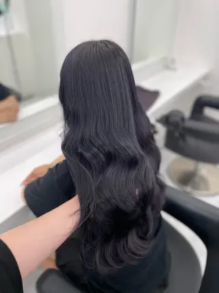 ロング 🤍韓国トレンド ヘア🤍miku🤍のヘアスタイル