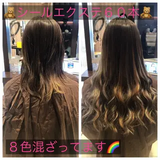 ミディアム EARTH長岡 🌼渡辺まい🌼のヘアスタイル