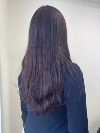 カラー ブリーチなしカラー 口石 ひかるのヘアスタイル