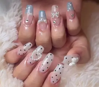 ネイル えくにゃん所属・AMAGASAKI LISAのネイルデザイン