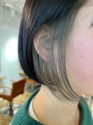 ミディアム ayumi🦖/ ブリーチカラーのヘアスタイル