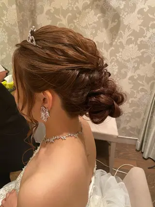 ヘアアレンジ 💫お呼ばれヘア💫 髪質改善✨トモエ市川のヘアスタイル