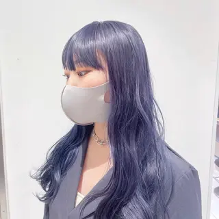 カラー 長尾菜々美🐰 ／ハイトーンカラーのヘアスタイル
