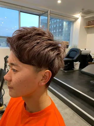 メンズ ヨシミ カズヤのヘアスタイル