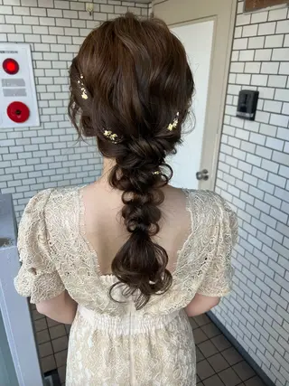 ヘアアレンジ 大人可愛いヘアメイク 💋🧚‍♀️しずかのヘアスタイル