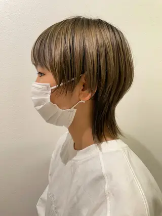 ショート カラー 福島成美/髪質改善 縮毛矯正/カラーのヘアスタイル