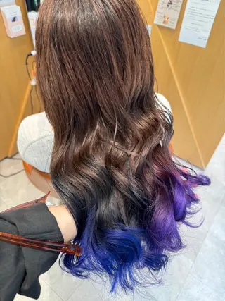 セミロング カラー ヘアアレンジ 加藤 愛実のヘアスタイル