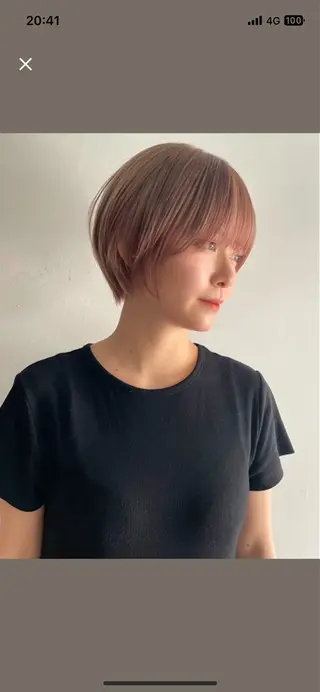 ショート カット 無料 優海のヘアスタイル