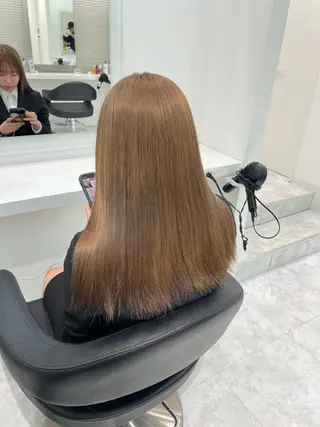 セミロング カラー 🌿透明感赤み消し Keishin🌿のヘアスタイル