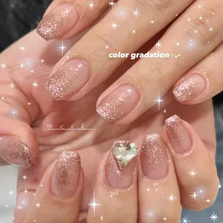 ネイル 🎀チーク/ちゅるん 🫧chisa🎀のネイルデザイン