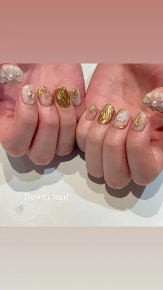 ネイル 淡色ネイル 🎀moeのネイルデザイン